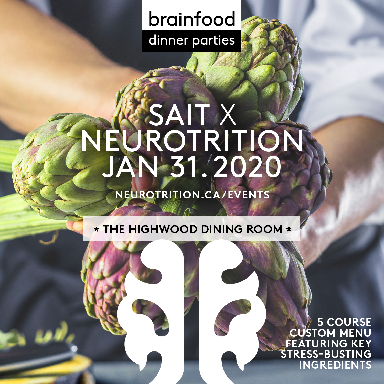 Brain Food Dinner Party :: SAIT X NeuroTrition Dinner 2020