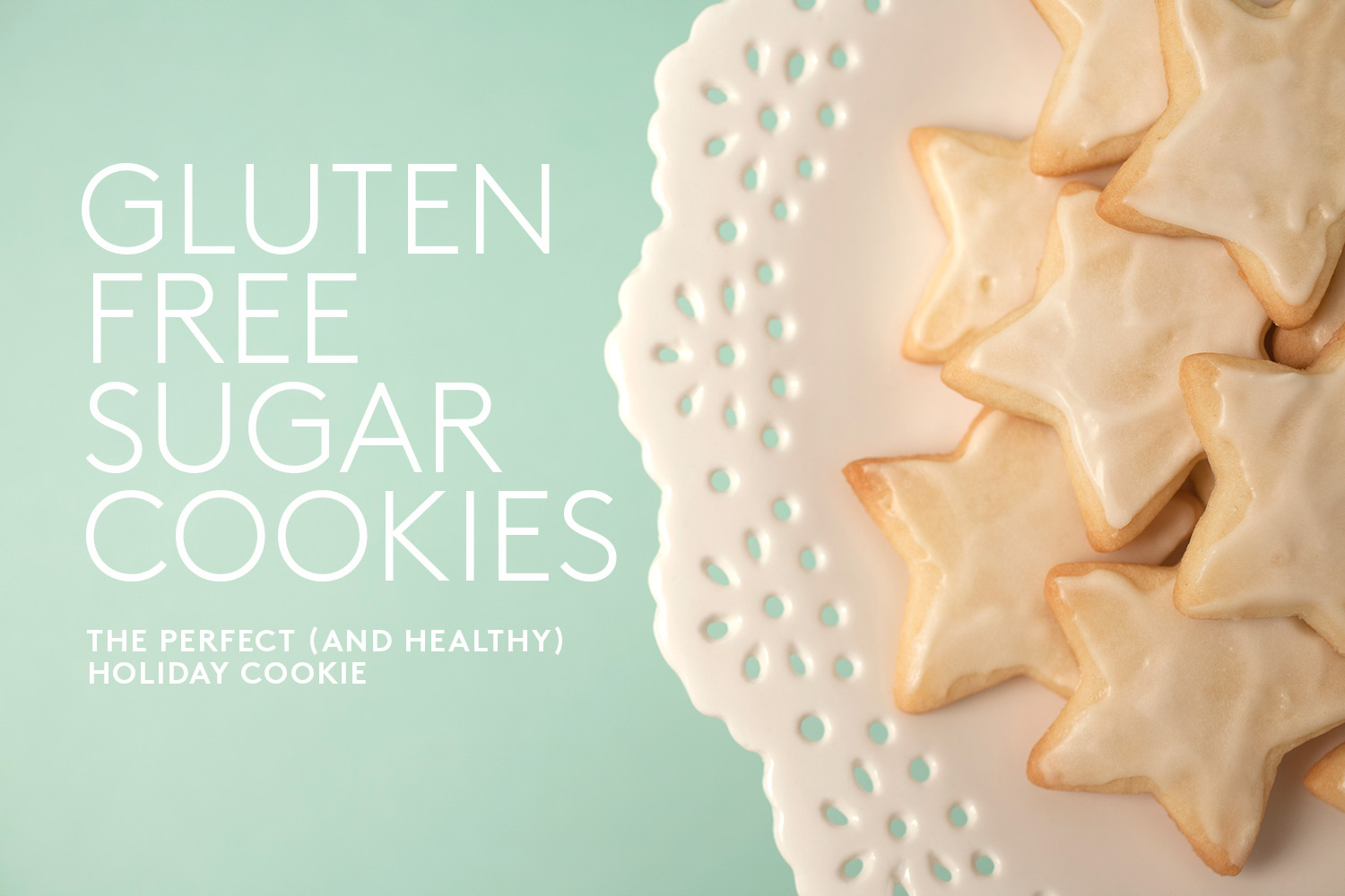 Star-Shaped Gluten Free Sugar Cookie with White Icing