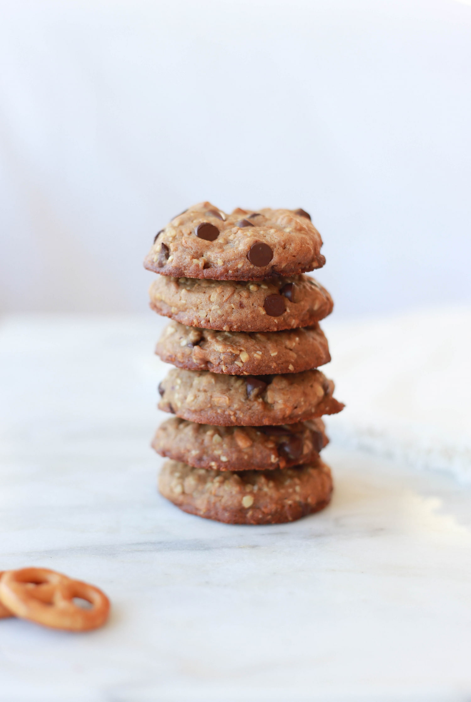 Cookie with chocolate chips, pretzels, graham crackers, oats